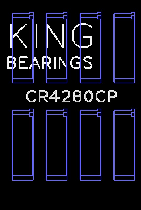 King Engine Bearings Connecting Rod Bearing Set - Size +0.75mm - Subaru EJ20/EJ22/EJ25 (Incl. Turbo)