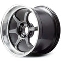 Advan R6 Racing Hyper Black (Machined Lip) 18x9.5 +45 5x114.3 (Single Wheel) - 2015-2024 Subaru WRX / 2015-2021 STI / 2019-2024 Forester