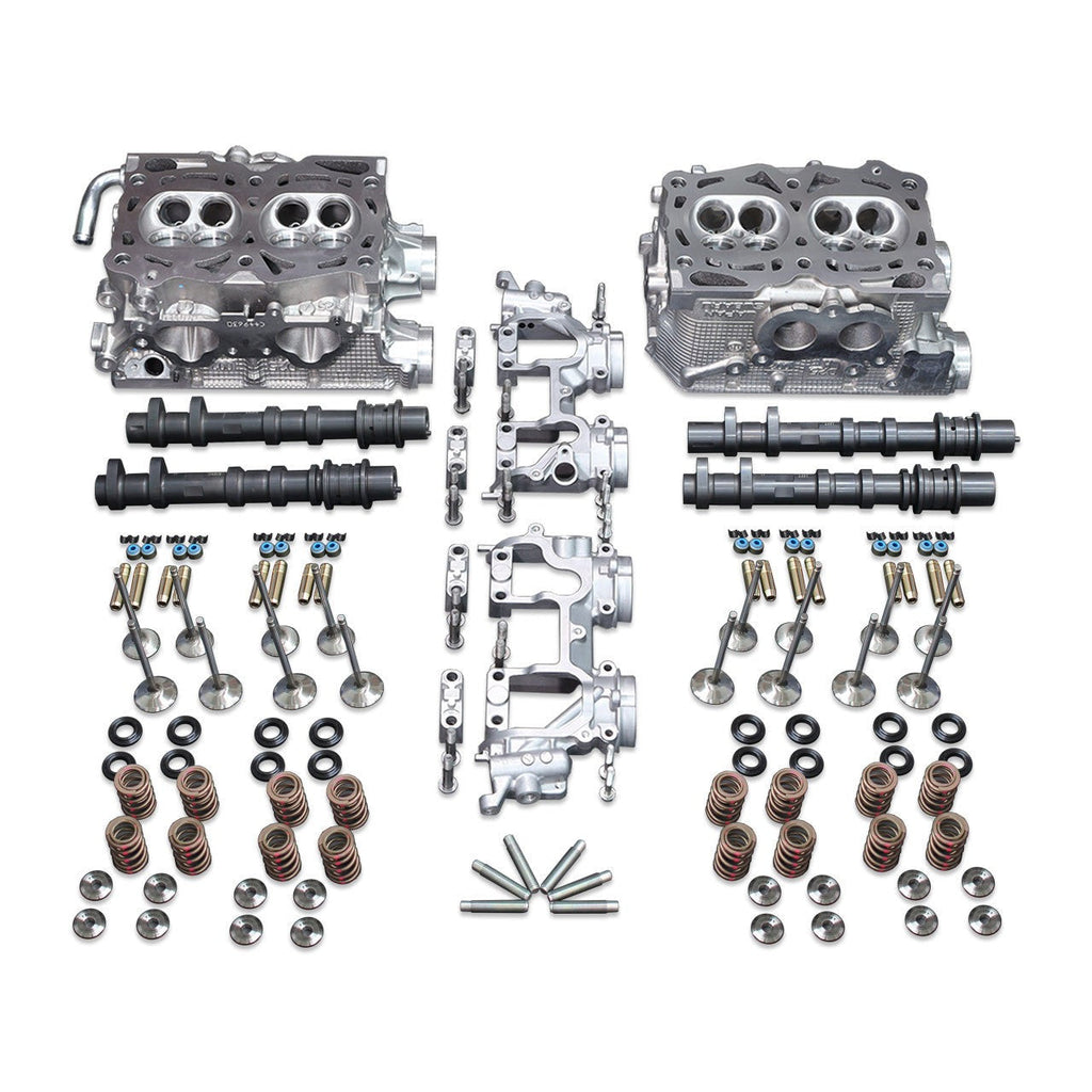 IAG 1150 CNC Ported Drag Cylinder Heads Package for 02-14 WRX, 04-21 STI, 04-13 FXT, 05-09 LGT
