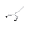 MBRP 3in Street Profile Cat-Back - Dual Split Rear Quad Carbon Fiber Tips - 2022-2026 Subaru WRX