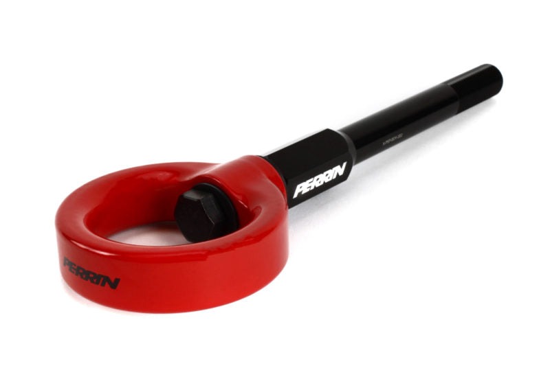 PERRIN Performance Rear Tow Hook Kit Red - 2015-2021 Subaru WRX / STI