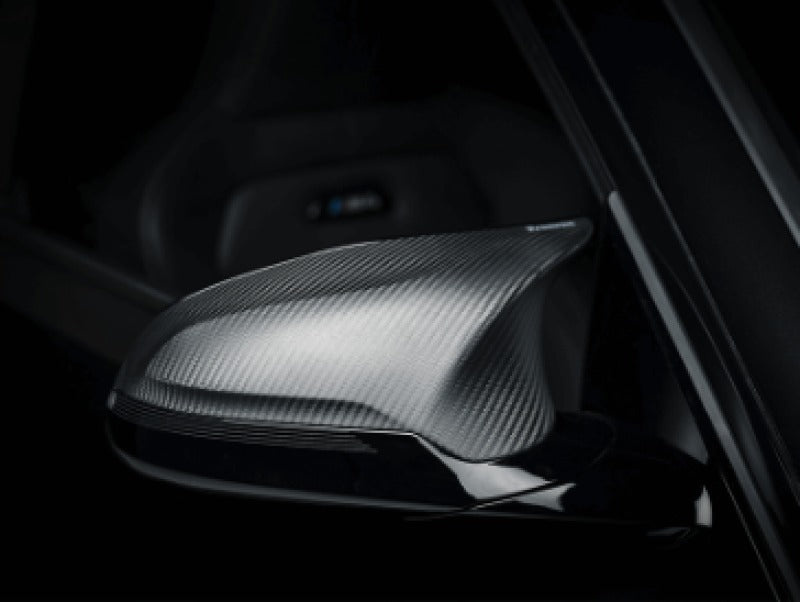 Akrapovic 2014+ BMW M3 (F80) Carbon Fiber Mirror Cap Set Matte - WM-BM/CA/2/M