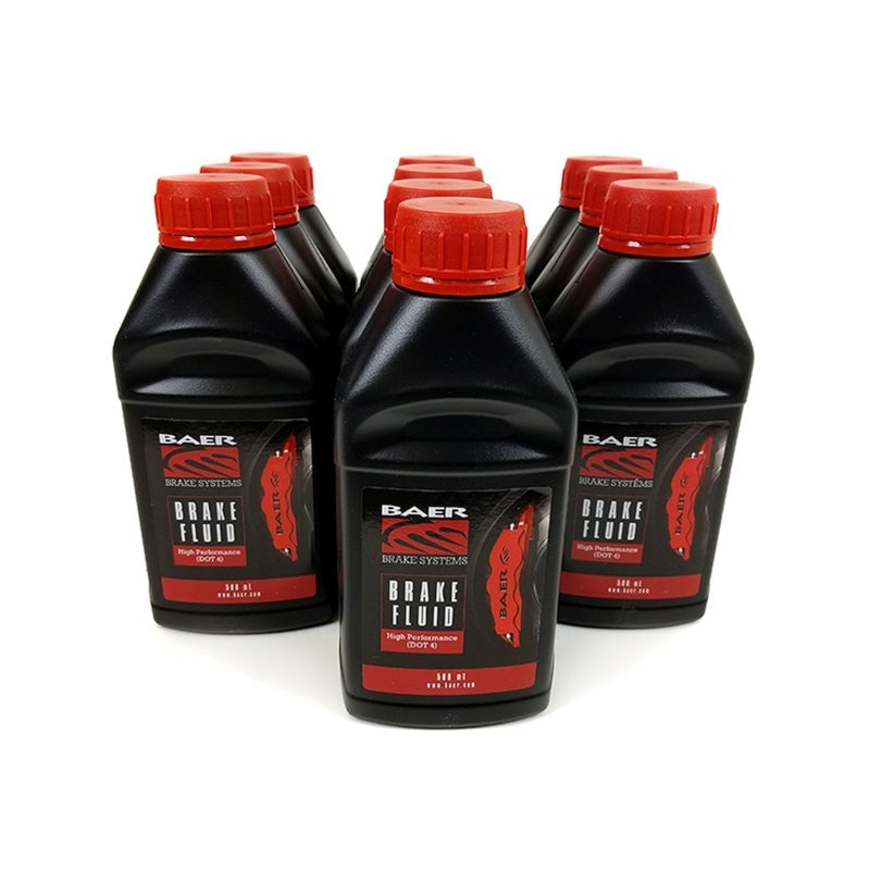 Baer Brakes 4 High Performance Brake Fluid, 16.9oz/500ml Bottle