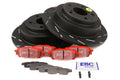EBC S4K Redstuff Pad and USR Rotor Rear Kit - 2008-2017 Subaru STI