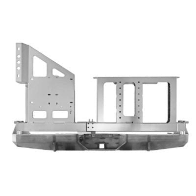 Tacoma 2.0 Swing Arm Bumper Dual Swing Arm Tire Carrier 2nd Gen 05-15 Toyota Tacoma Bushmaster Powdercoat Black CBI Offroad