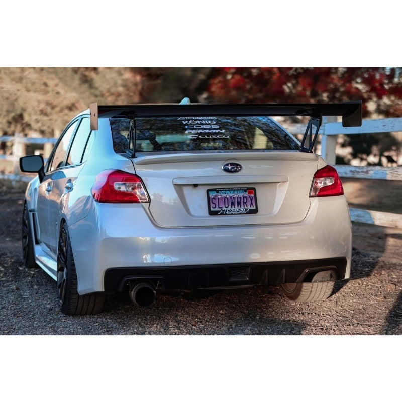 Verus UCW Rear Wing Kit - Carbon Endplates - 2015-2021 Subaru WRX