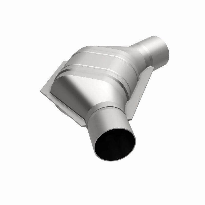 MagnaFlow Universal Catalytic Converter - 2.00in Angled In/Out Front - CARB Compliant