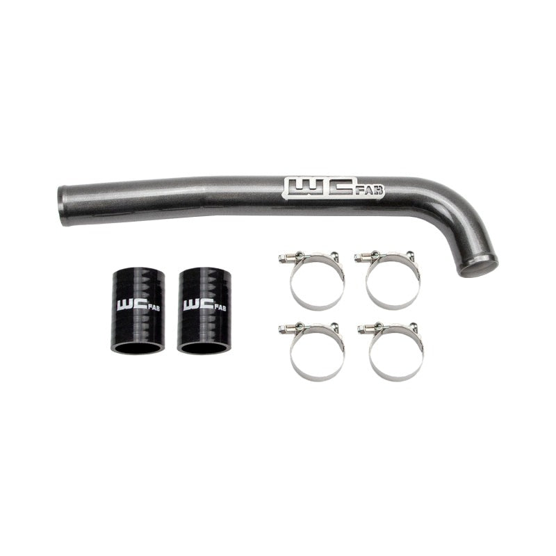 Wehrli 19-24 6.7L Cummins Standard Output (SO) Upper Coolant Pipe - Brizzle Blue