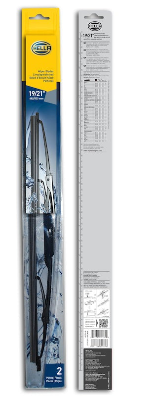 Hella Standard Wiper Blade 19in/21in - Pair - Universal
