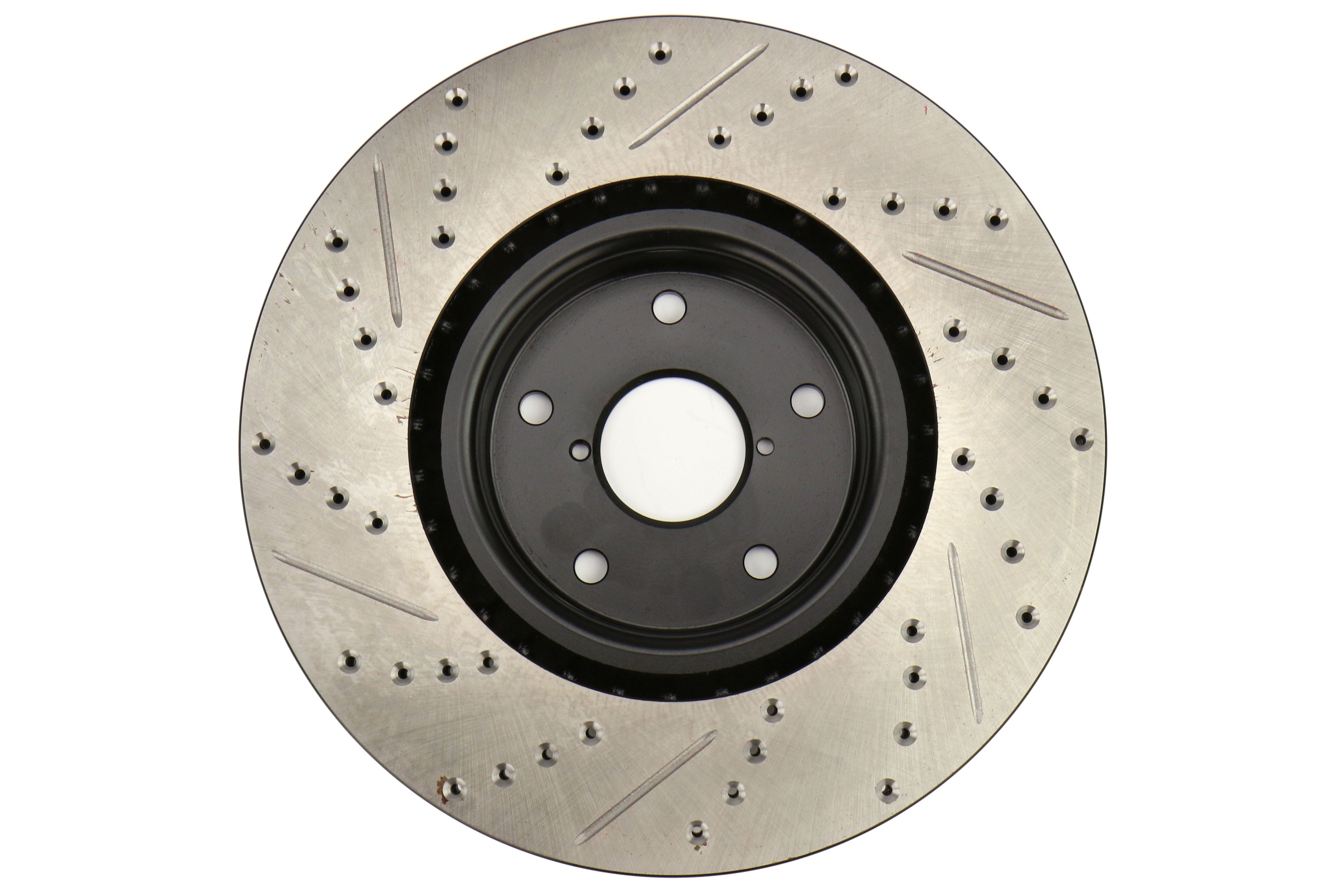 Stoptech Drilled and Slotted Rotor Single Front Left - 2005-2017 Subaru STI