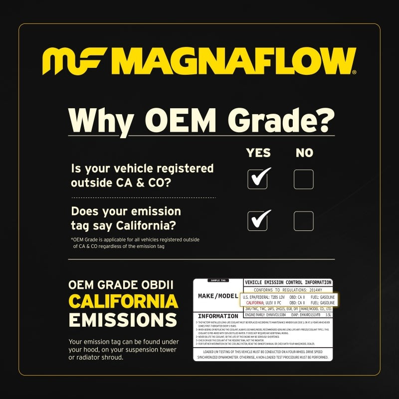 MagnaFlow Direct Fit Catalytic Converter - 2006-2008 Subaru Forester 2.5L