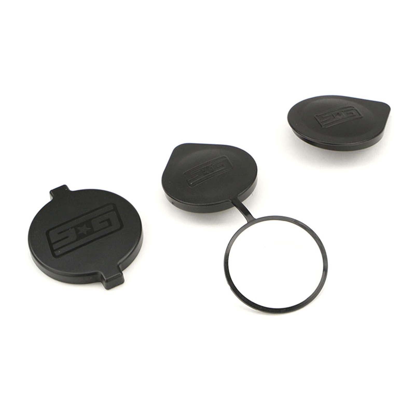 GrimmSpeed Engine Bay Reservoir Cap Set BLACK - 2002-2021 Subaru WRX/STI/FXT/OBXT/LGT