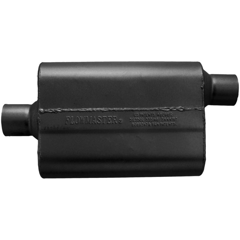 Flowmaster 40 Series Delta Flow 2.5-Inch Center Inlet/Offset Outlet Muffler - 942542