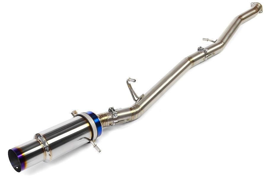 Tomei Expreme Ti Full Titanium Catback Exhaust System - Burnt Tip - 2002-2007 Subaru WRX / 2004-2007 STI