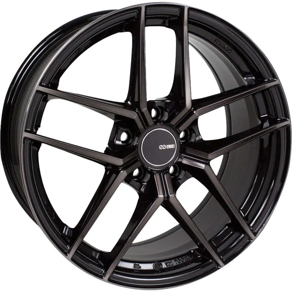 Enkei TY5 Pearl Black 18x8.5 +35 5x114.3 (Single Wheel) - 2015-2024 Subaru WRX / 2015-2021 STI / 2019-2024 Forester