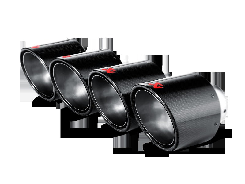 Akrapovic Tail Pipe Set (Carbon 125 mm) for 2006-2013 Chevrolet Corvette ZO6/ZR1 (C6) - TP-NIR35C