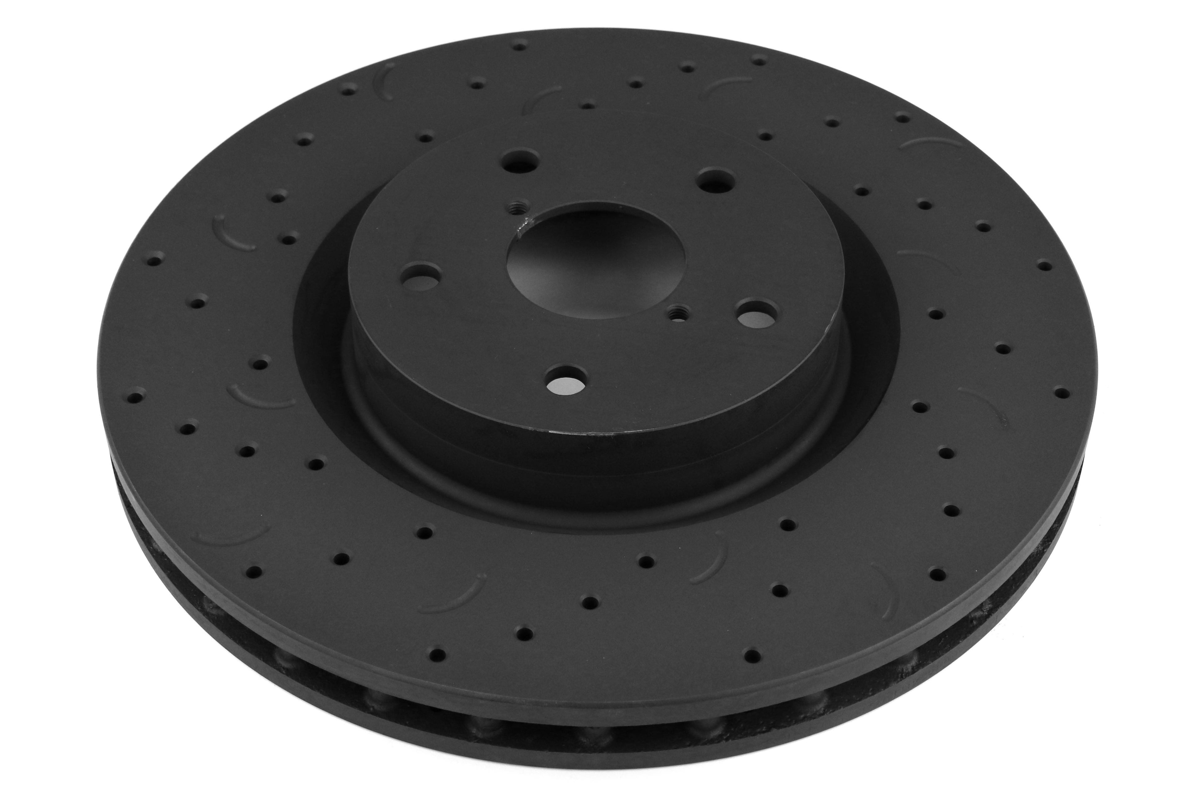 Hawk Talon Cross DrilledSlotted Front Rotor Pair 2005-2017 Subaru STI