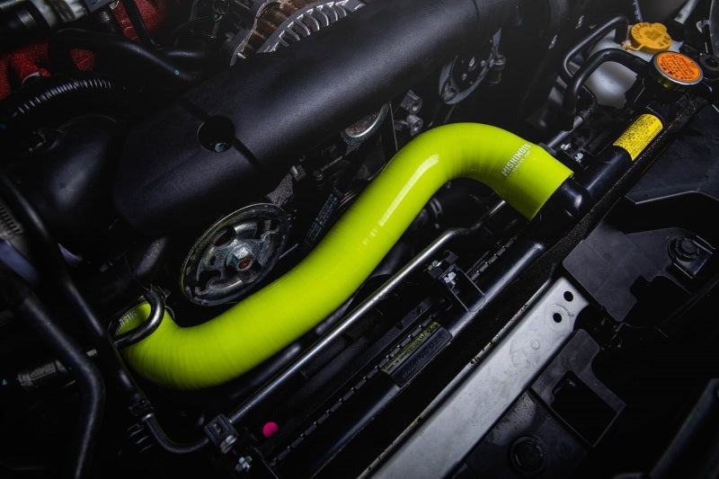 Mishimoto Silicone Radiator Hose Kit - Neon Yellow - 2008-2014 Subaru WRX / 2008+ Subaru STI