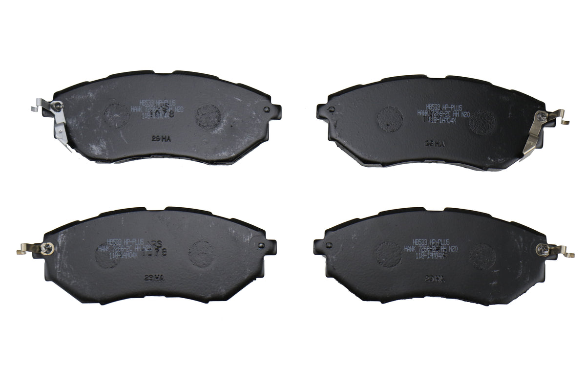 Hawk HP Plus Front Brake Pads - Subaru Models (inc. 2015-2021 WRX / 2005-2013 Legacy)