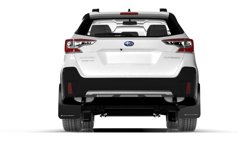Rally Armor UR Mud Flap w/Red Logo - Black - 2020-2024 Subaru Outback