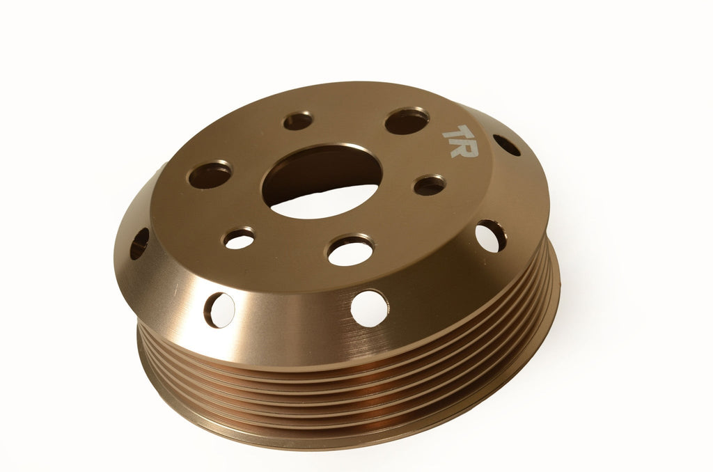 Tomioka Racing Lightweight Water Pump Pulley - 2015-2021 Subaru WRX