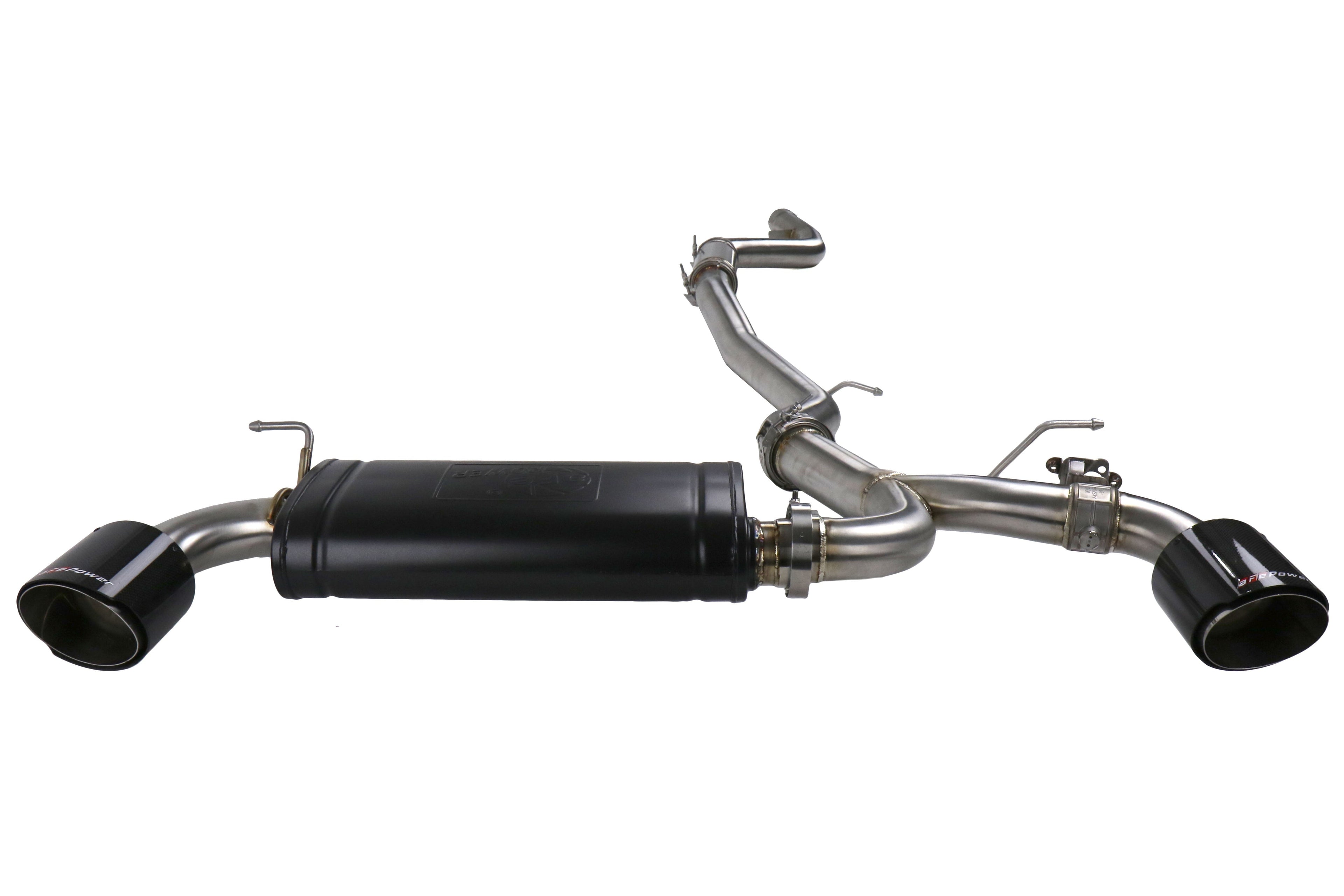aFe Takeda Cat-Back Stainless Steel Cat-Back Exhaust System w/Carbon Tips - 2020-2024 Toyota Supra