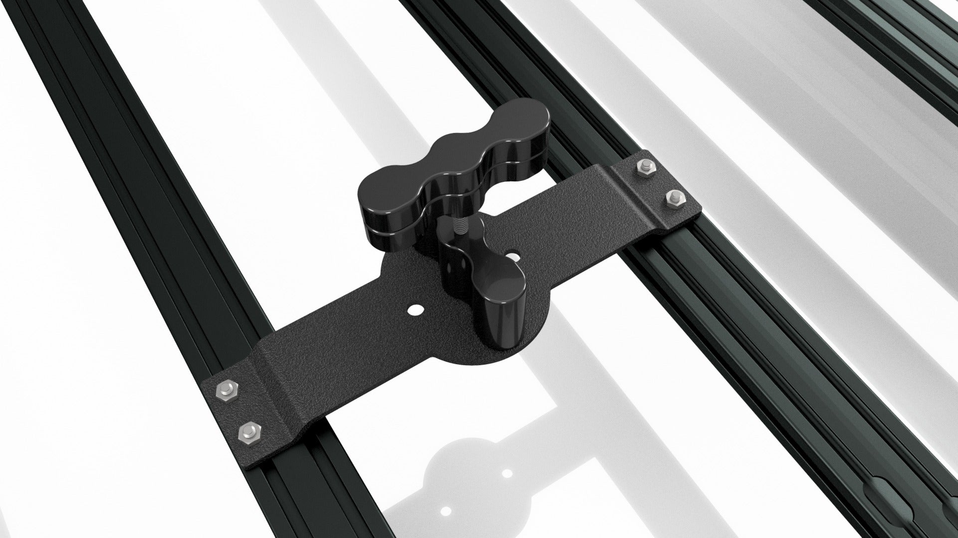 RotoPax Mount Crossbar Mount Powdercoat Black Prinsu