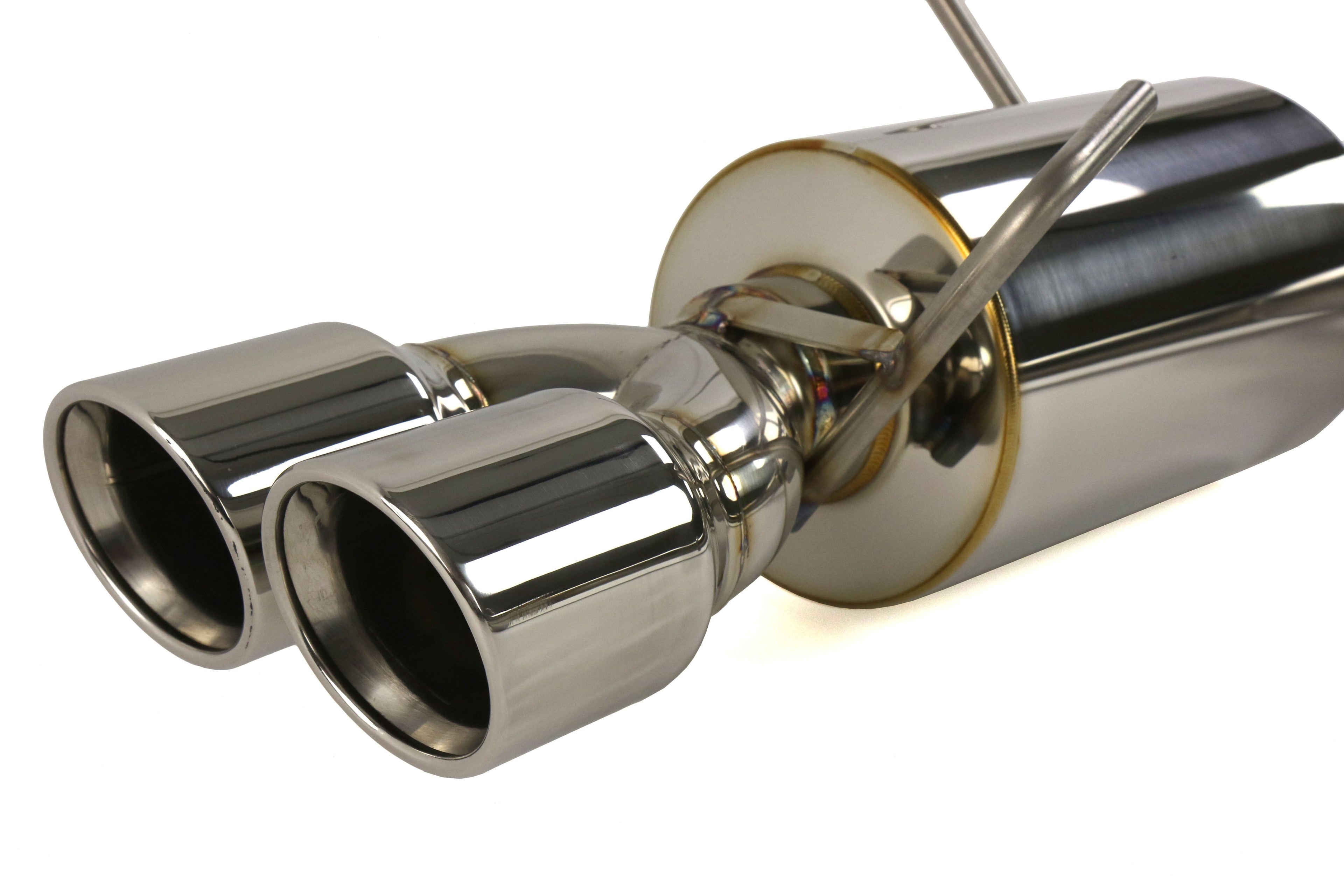 ETS Cat-Back Exhaust System w/ Resonator Polished Tips - 2015-2021 Subaru WRX / STI