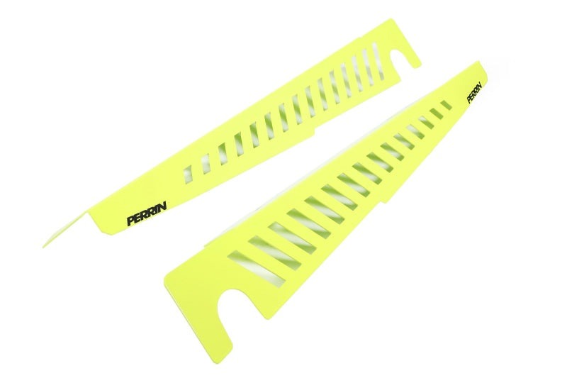PERRIN Fender Shroud Set - Neon Yellow - 2022-2026 Subaru WRX