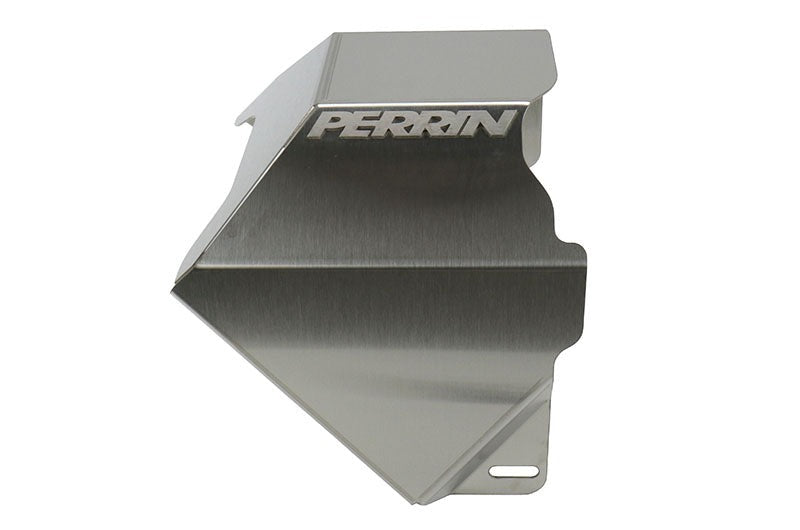 PERRIN Turbo Heat Shield Brushed - Subaru Turbo Models (inc. 2004-2012 Forester / 2002-2014 Impreza / 2005-2009 Legacy / Outback)