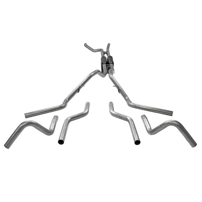 Flowmaster 67-72 Ford F100 American Thunder Cat-Back Exhaust System - (wide Tank)