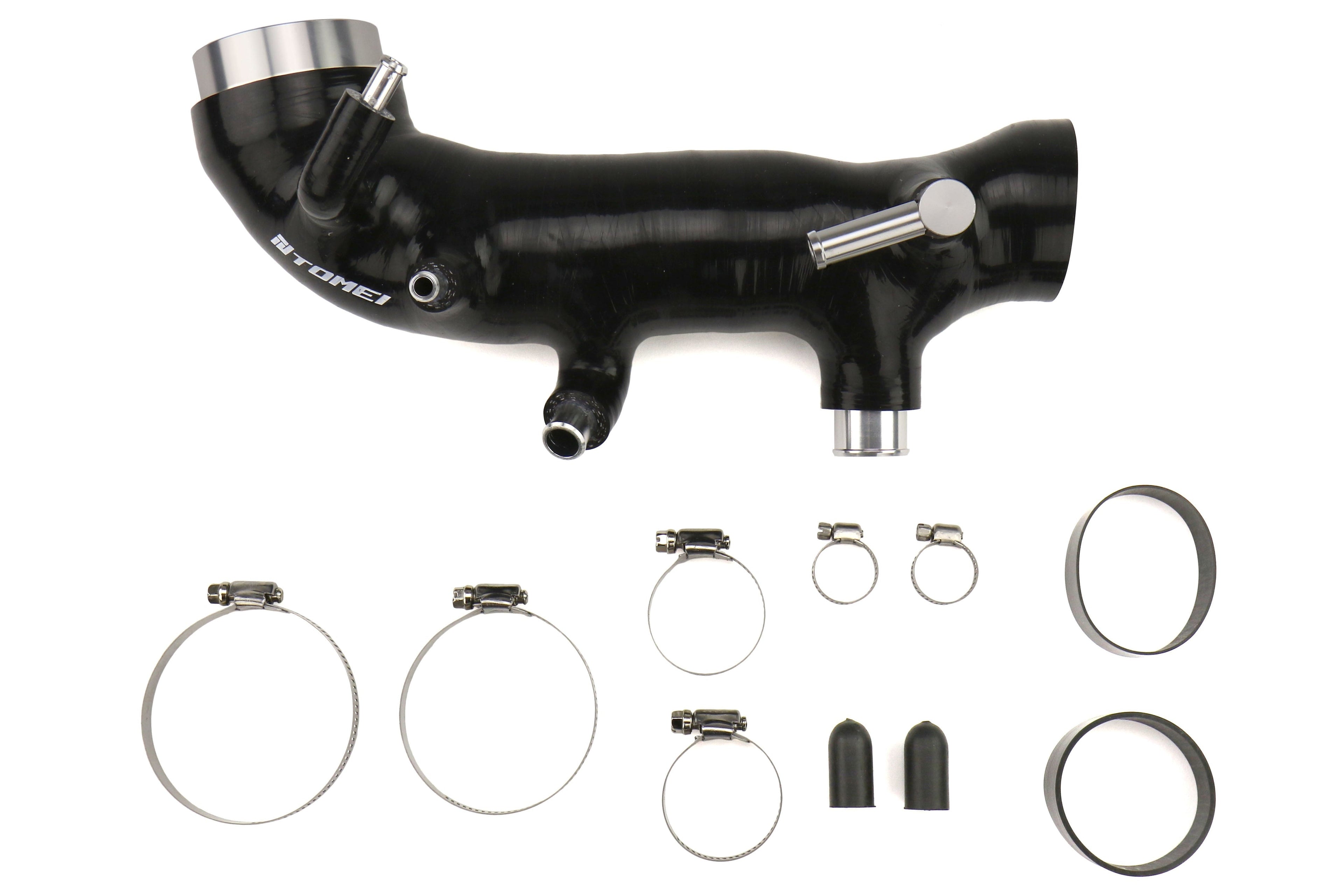 Tomei Silicone Turbo Inlet Hose - Black - Subaru Models (Inc. 2002-2007 WRX / 2004-2021 STI)