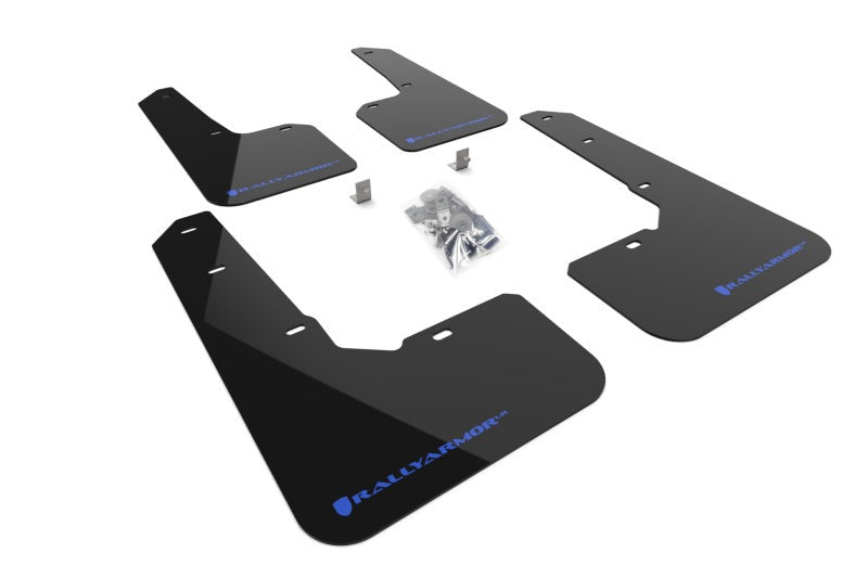Rally Armor UR Mud Flap w/Blue Logo - Black - 2022-2024 Subaru Outback Wilderness