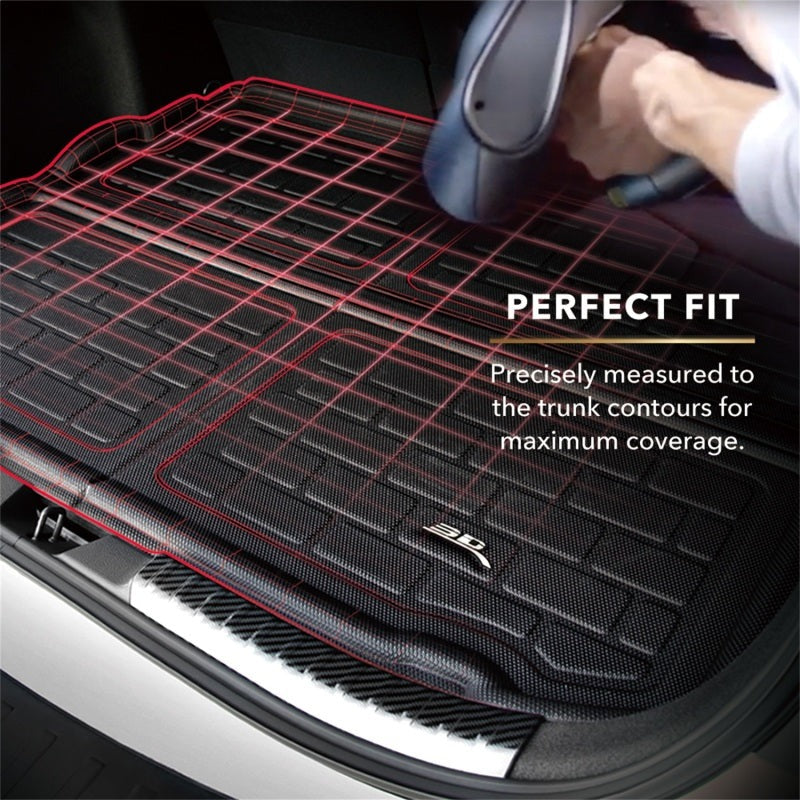 3D MAXpider Kagu Cargo Liner - Black - 2017-2021 Subaru Impreza 5-Door / 2018-2023 Subaru Crosstrek