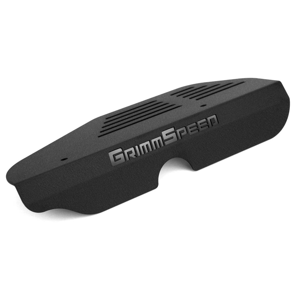 GrimmSpeed Alternator Cover Black - Subaru Models (inc. 2002-2021 WRX / STI)