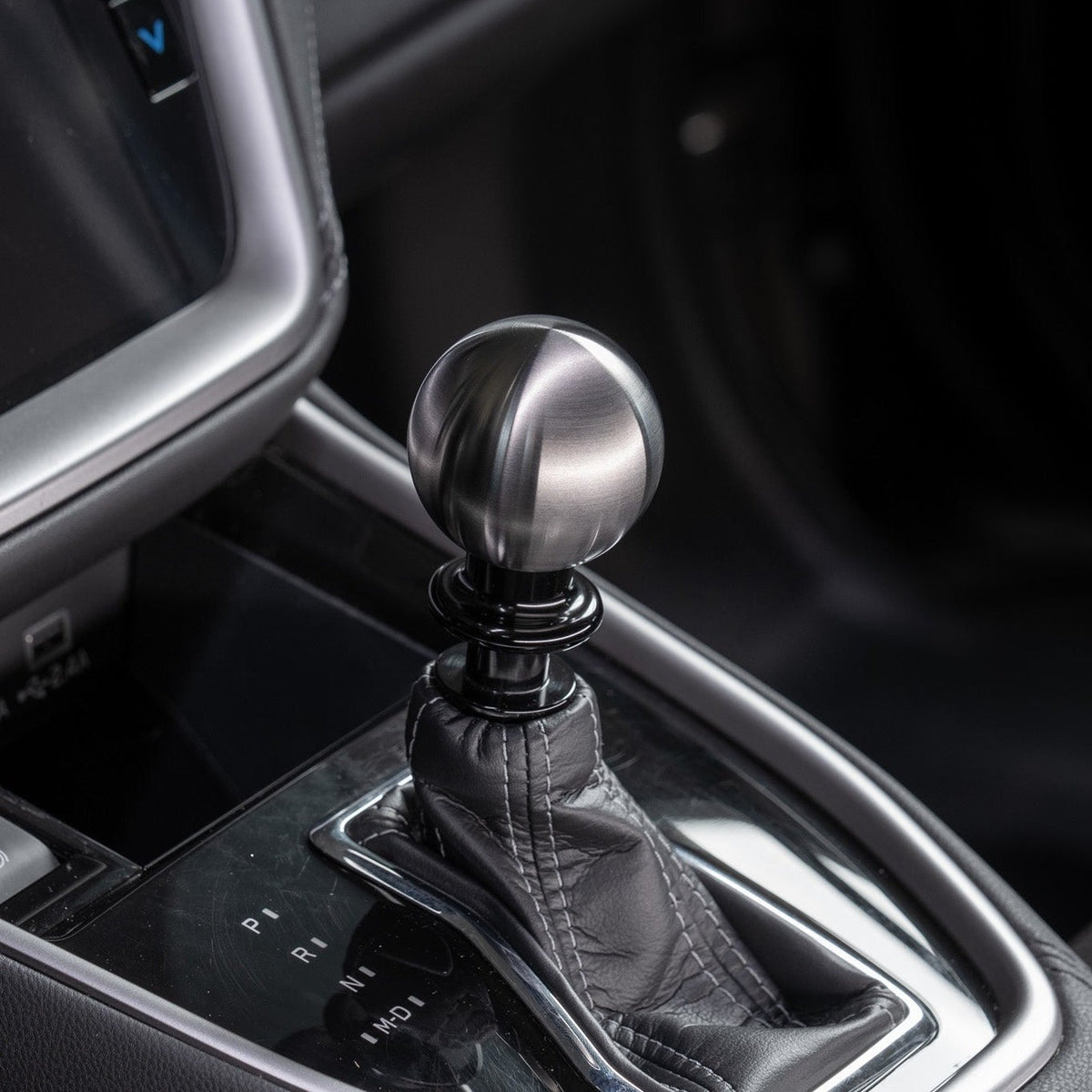 Billetworkz Titanium Brushed Automatic Shifter - Subaru CVT: WRX (2022+), Crosstrek (2024+), Forester (2025+), Impreza (2024+), Legacy/Outback (2015+)