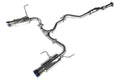 Invidia N1 Dual Exit Cat Back Exhaust - Titanium Tips - 2008-2014 Subaru WRX Sedan / 2011-2014 STI Sedan / 2009-2014 Forester XT