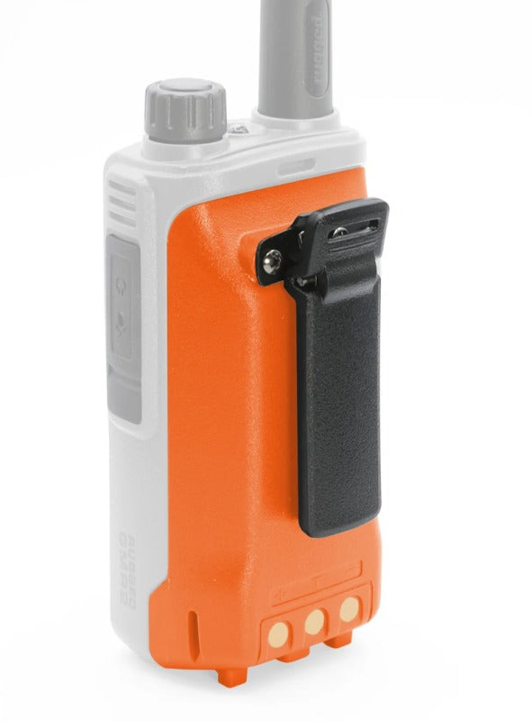 Rugged Radios GMR2/GMR2 PLUS Handheld Long-Lasting XL Lithium Battery w/USB Charging Safety Orange