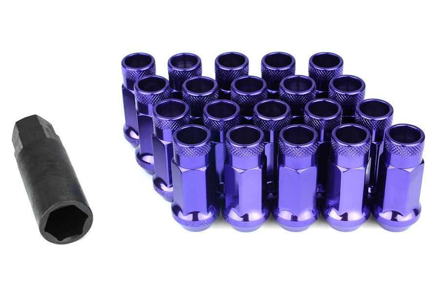 Wheel Mate Muteki SR48 Open End Lug Nuts - Purple 12x1.25 48mm
