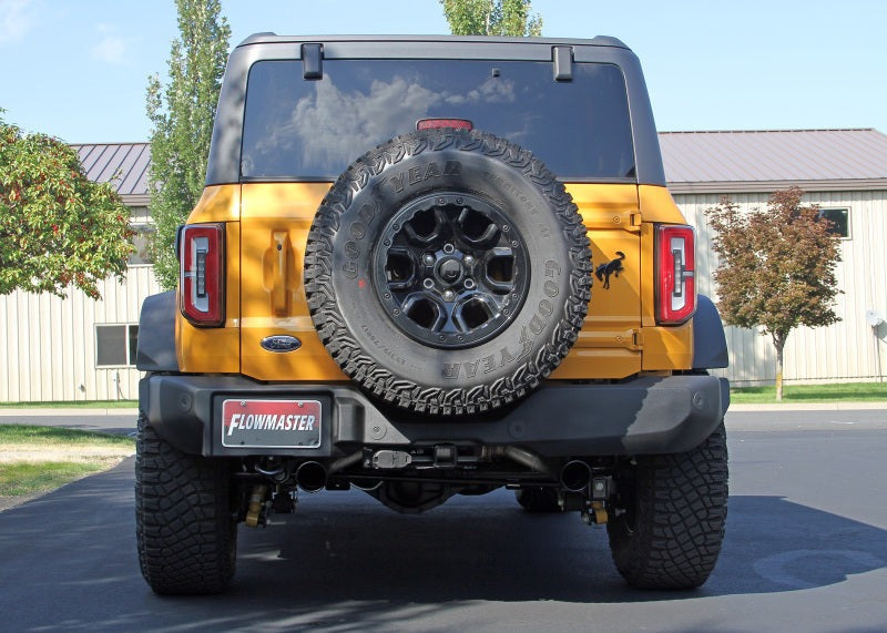 Flowmaster Flow FX Dual Cat-Back Exhaust for 2021+ Ford Bronco 4-Door - 718122