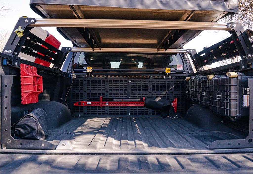 Toyota Tacoma Short Bed Cali Raised LED Overland Bed Rack fits 05-Present