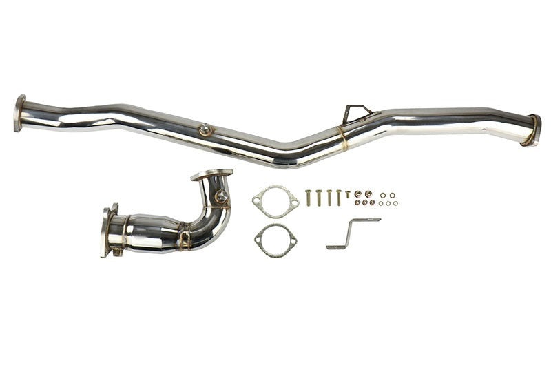 TurboXS Front Pipe w/ Catalytic Converter - 2015-2021 Subaru WRX