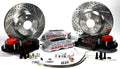 Baer Brakes 65-66 Ford Mustang 13in Track4 Front Brake Kit-Silver-