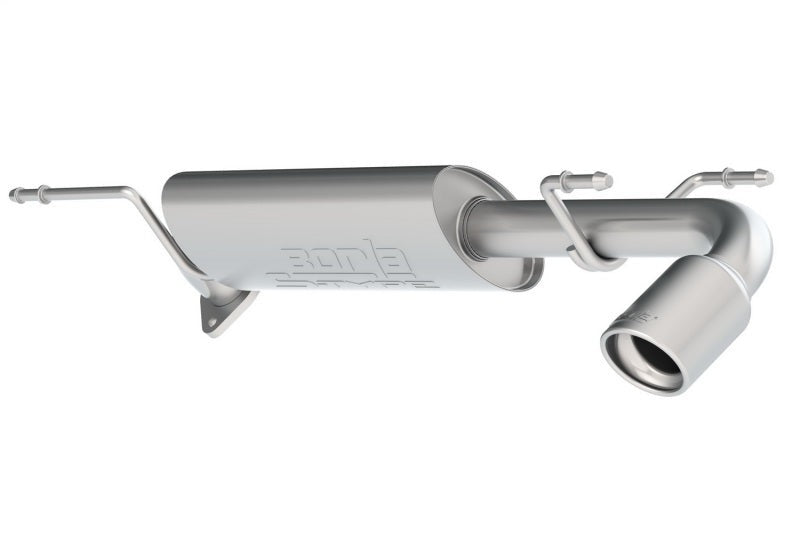 Borla Single Round Rolled Rear Right Exit Exhaust - 2013-2014 Subaru Impreza / XV Crosstrek 2.0L