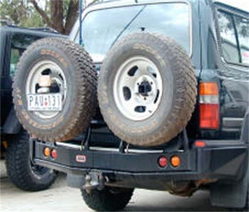 ARB W/Carrier Rear Step Towbar Lhs Blk 80 Series