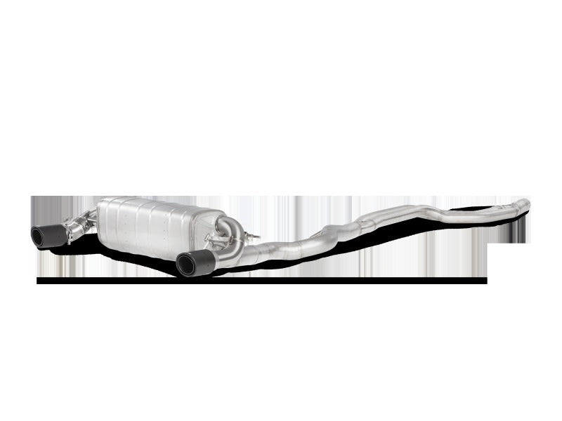 Akrapovic Evolution Line Cat Back Stainless Steel with Carbon Tips (Req. Link Pipe) for 2016-2017 BMW 340i (F30 F31) - MTP-BM/SS/2H