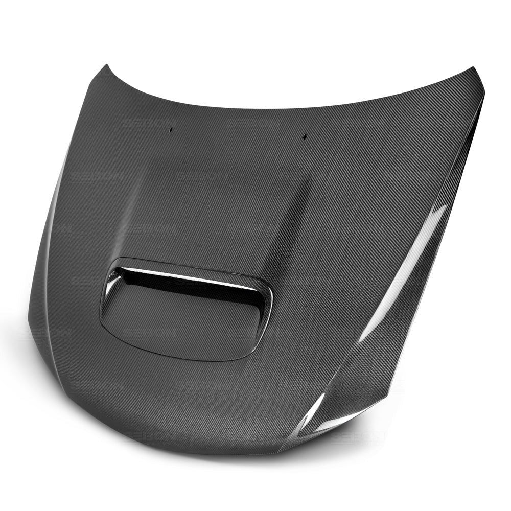 Seibon Carbon Fiber OE Style Hood - 2008-2014 Subaru WRX / STI