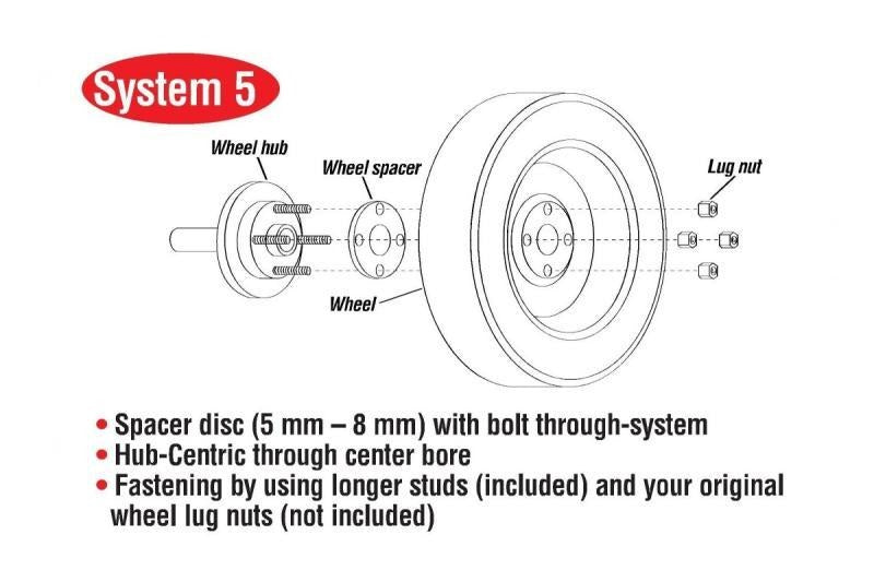 Eibach Pro-Spacer System - 5mm / 5x100 / Hub 56 - 2004-2007 Subaru WRX