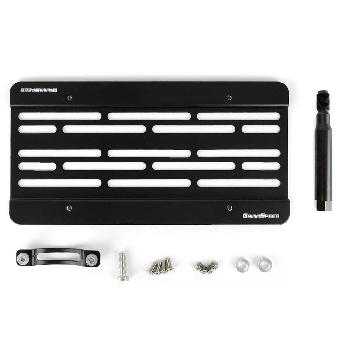 GrimmSpeed License Plate Relocation Kit - Subaru/Scion Models (inc. 2013-2016 Scion FR-S / 2018+ Subaru WRX/STI)