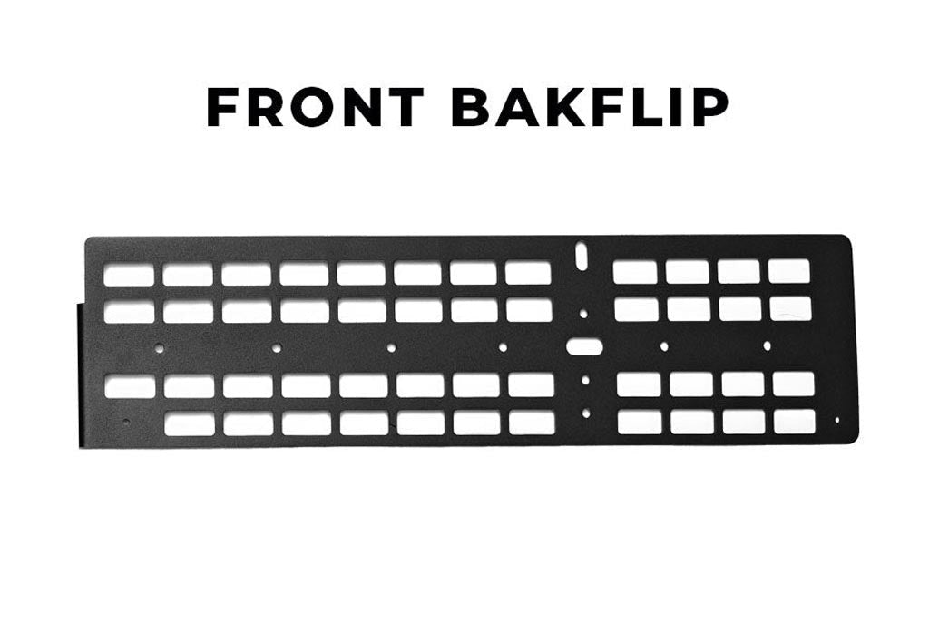 05-23 Toyota Tacoma Side Bed Molle System Fits With BAKflip Cover